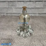 پایه سینی زنبقی طلایی و نقره ای