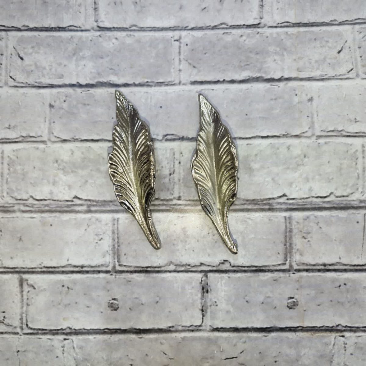 دستگیره برگ کوچک نقره ای - Image 2